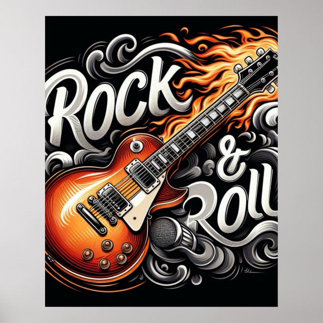 Póster Rock & Roll (Frente)