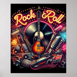 Póster Rock & Roll