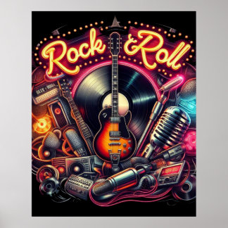 Póster Rock & Roll