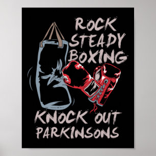 Póster Rock Steady Boxing Sacude A Parkinsons