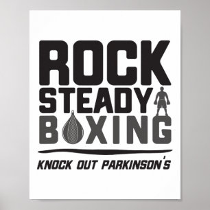 Póster Rock Steady Boxing toca el Parkinson