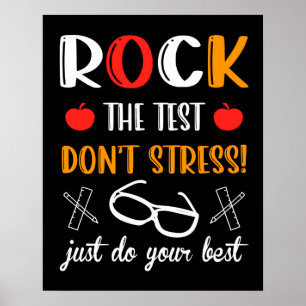 Póster Rock the Test