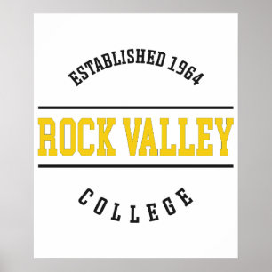 Póster Rock Valley College - RVC Golden Eagles