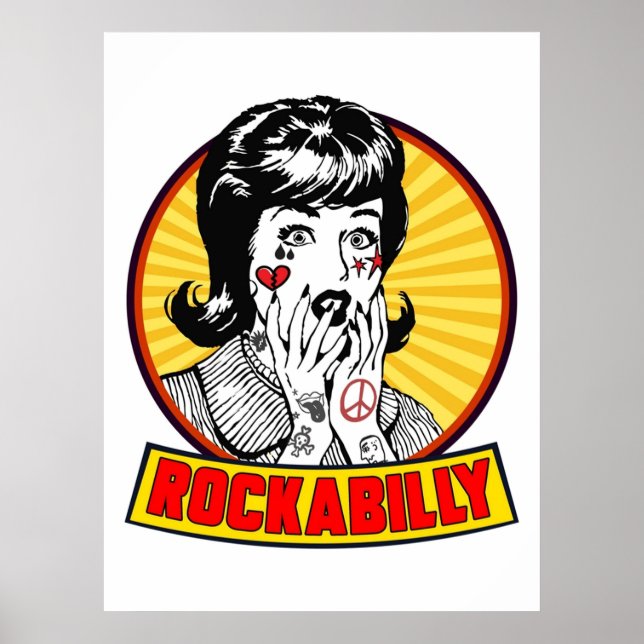 Póster rockabilly (Frente)