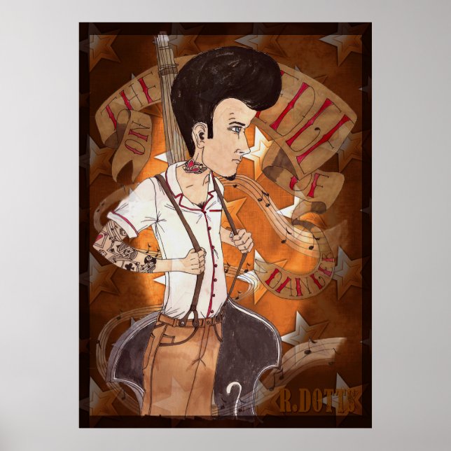 Póster Rockabilly Poster (Frente)