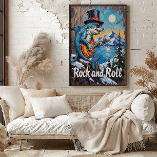 Póster Rockear la frontera congelada