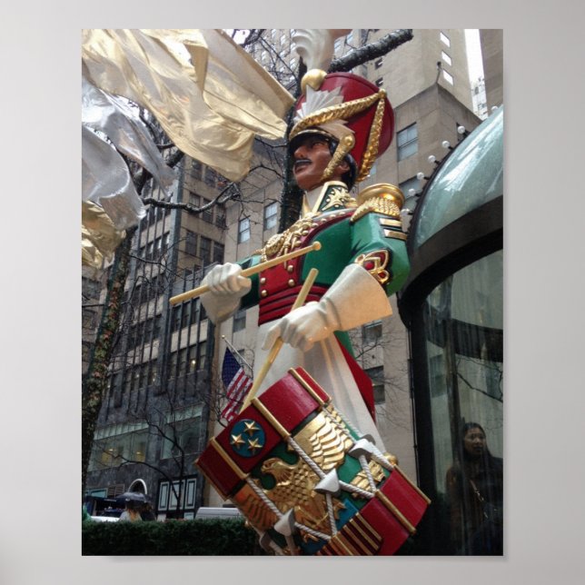 Póster Rockefeller Center Drummer Boy Navidades Nueva Yor (Frente)