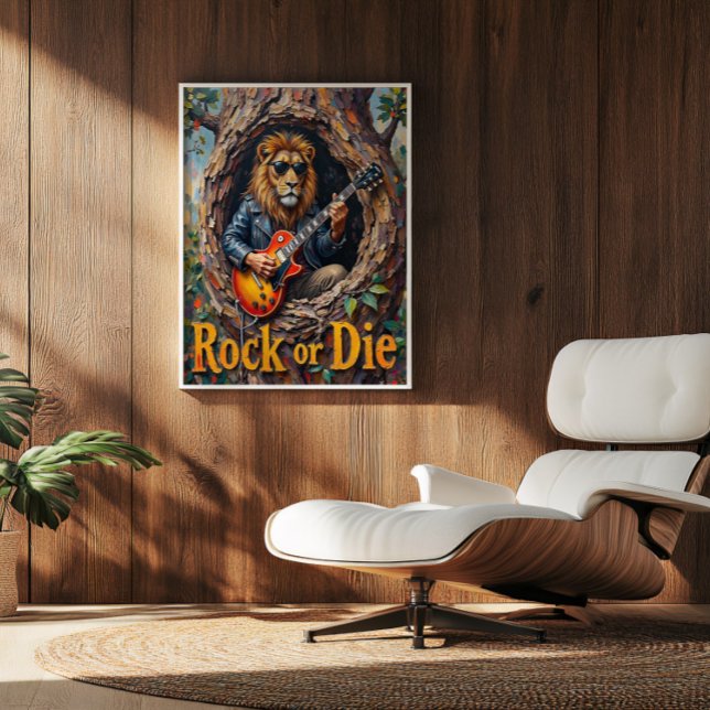 Póster Rockero forestal: La guarida del León (Subido por el creador)