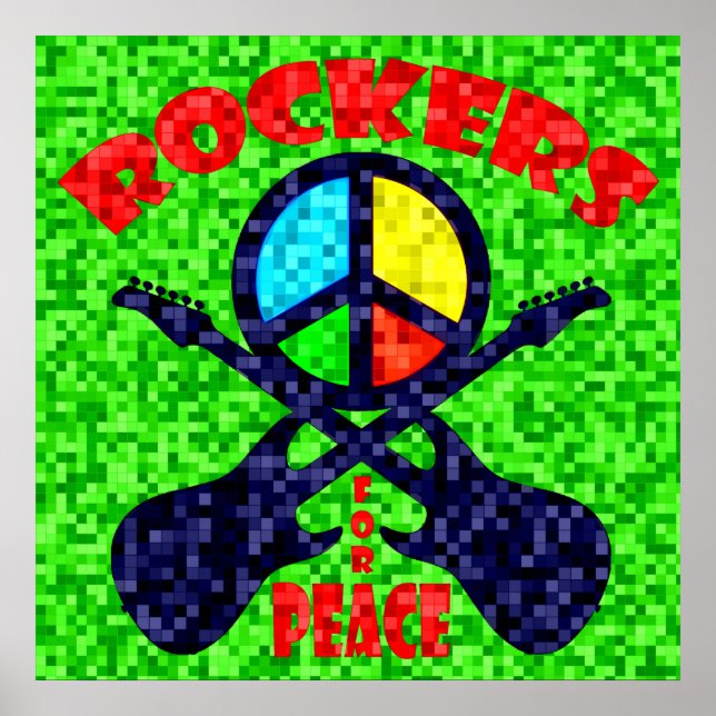 PÓSTER ROCKERS FOR PEPEACE POSTER (Frente)