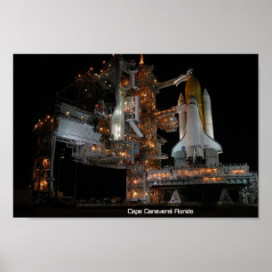 Póster Rocket Launchpad Florida Estados Unidos