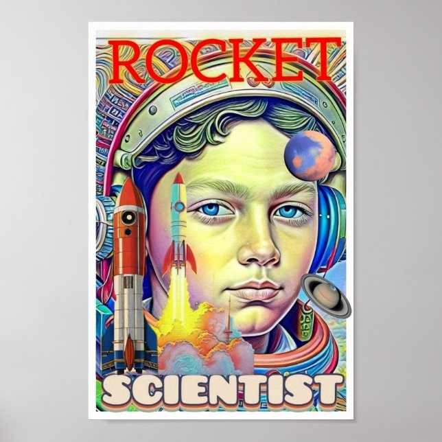 PÓSTER ROCKET SCIENTIST BOY (Frente)