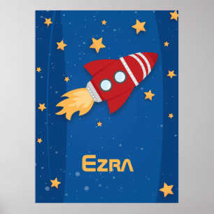 Póster Rocket Ship
