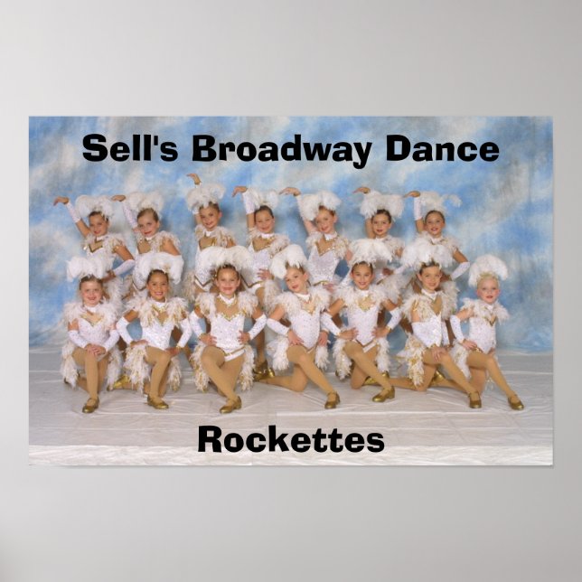 Póster Rockettes de baile de Broadway, poster de Vender (Frente)