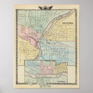 Póster ROCKFORD, Sterling y caídas de la roca