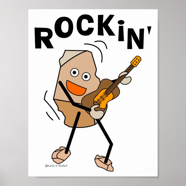 Póster Rockin Guitar (Frente)