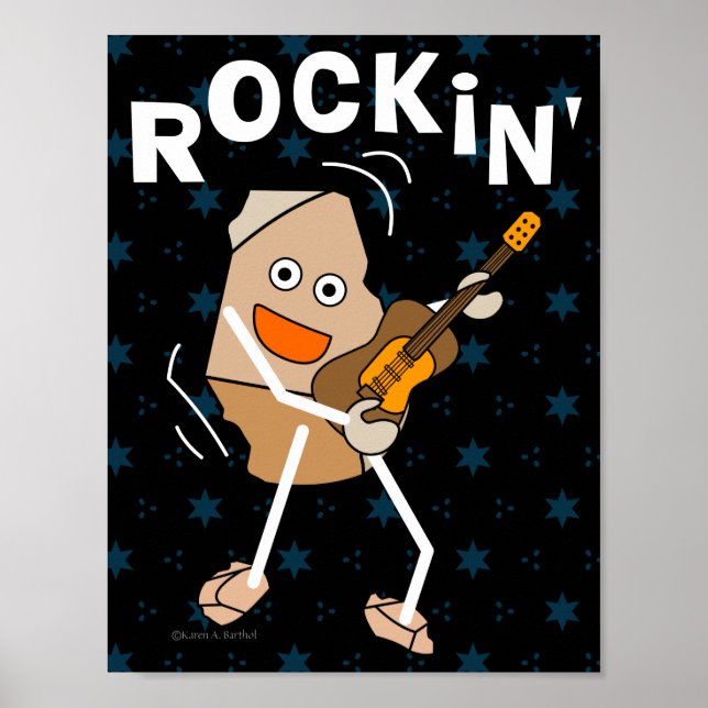 Póster Rockin Guitar (Frente)