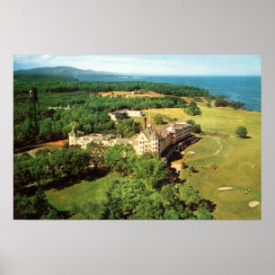 Póster Rockland, hotel de Maine SamOseT, circa 1950