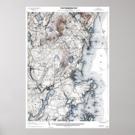 Póster Rockland, Maine 1906