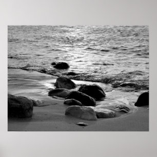 Póster Rocks on Beach Photo 88