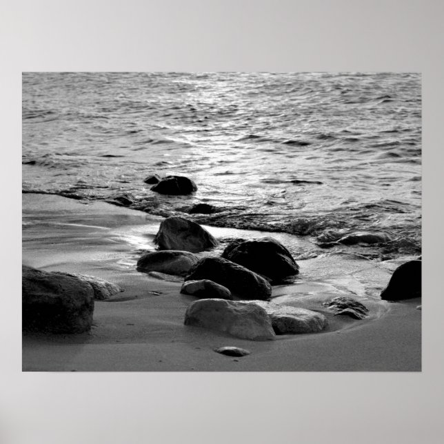 Póster Rocks on Beach Photo 88 (Frente)