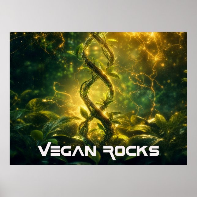 PÓSTER ROCKS VEGANOS (Frente)