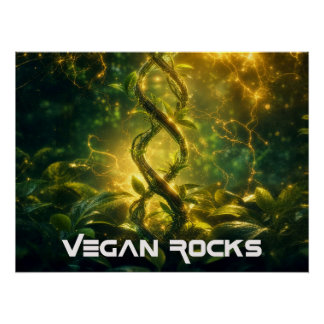 PÓSTER ROCKS VEGANOS