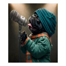 Rockstar Pug Prepárate para ser encantado