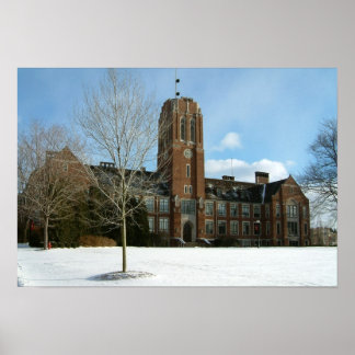 Póster Rockwell en invierno en Grove City College