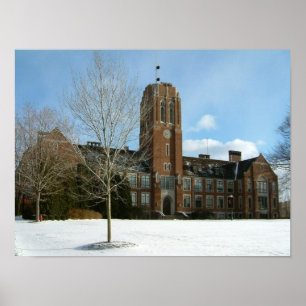 Póster Rockwell en Invierno en Grove City College