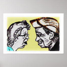 PÓSTER ROCKWELL POSTER HOMBRE Y MUJER