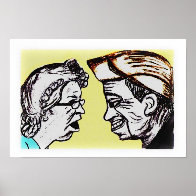 PÓSTER ROCKWELL POSTER HOMBRE Y MUJER (Frente)