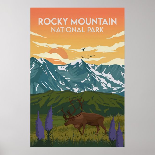 Póster Rocky Mountain (Frente)