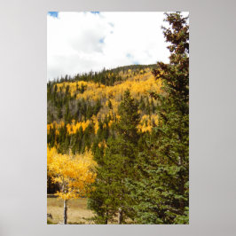 Póster Rocky Mountain Fall Color Photo Nature Wall Poster
