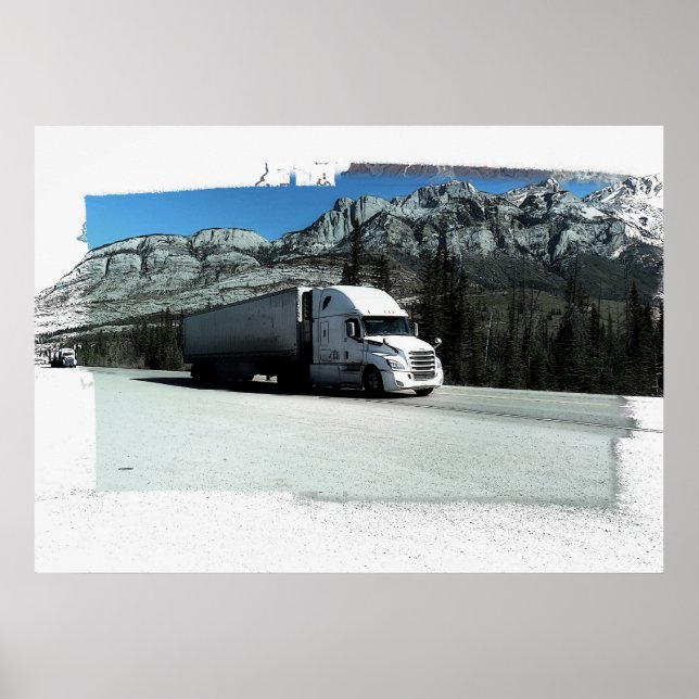 Póster Rocky Mountain Hauler - Conductor de Camión de Car (Frente)