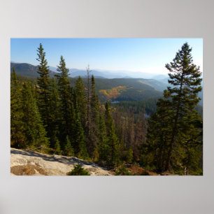 Póster Rocky Mountain Overlook in Early Fall