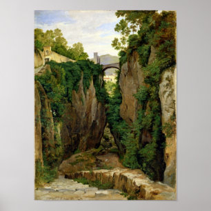 Póster Rocky Ravine en Sorrento, 1823