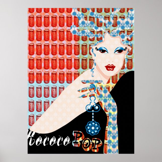 Póster rococo pop live (Frente)