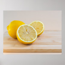 Rodajas de limón amarillo Fotografía de alimentos 