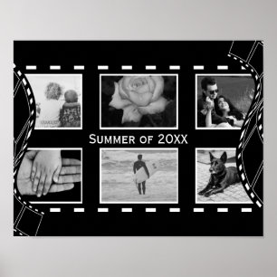 Póster Rodal de película blanco y negro