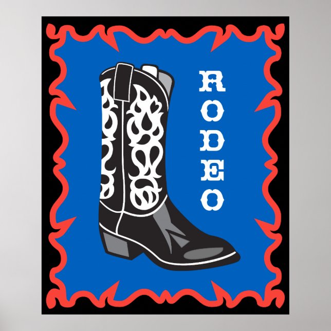 Póster Rodeo Cowboy (Frente)