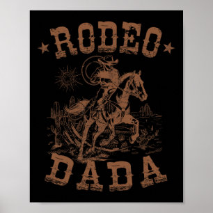 Póster Rodeo Dada La Familia De Vaqueros Occidentales Coi