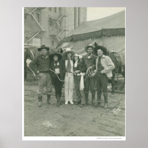 Póster Rodeo de Chicago, 1929.
