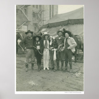 Póster Rodeo de Chicago, 1929.