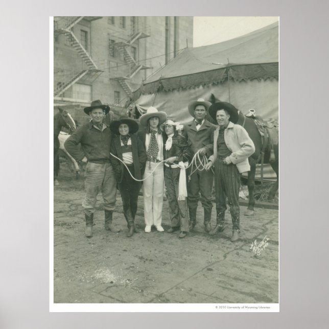 Póster Rodeo de Chicago, 1929. (Frente)