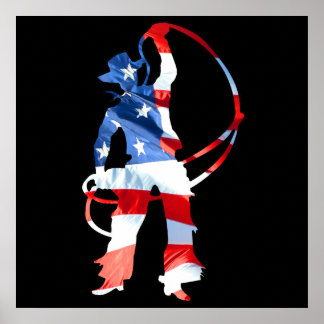 Póster Rodeo is America - Roping