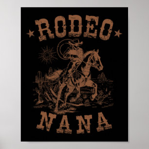 Póster Rodeo Nana Cowboy Occidental, familia equivalente