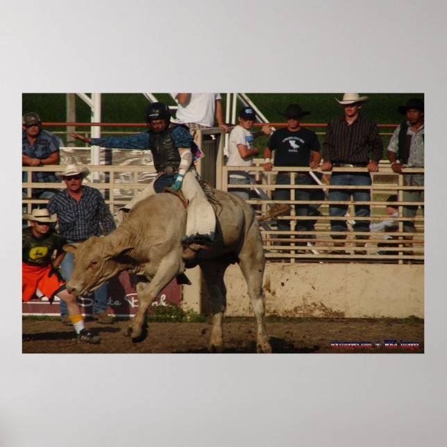 Póster Rodeo salvaje del oeste de McDaniel 065 (Frente)