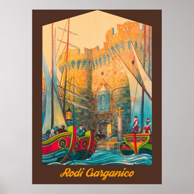 Póster Rodi Garganico, Italia (Frente)