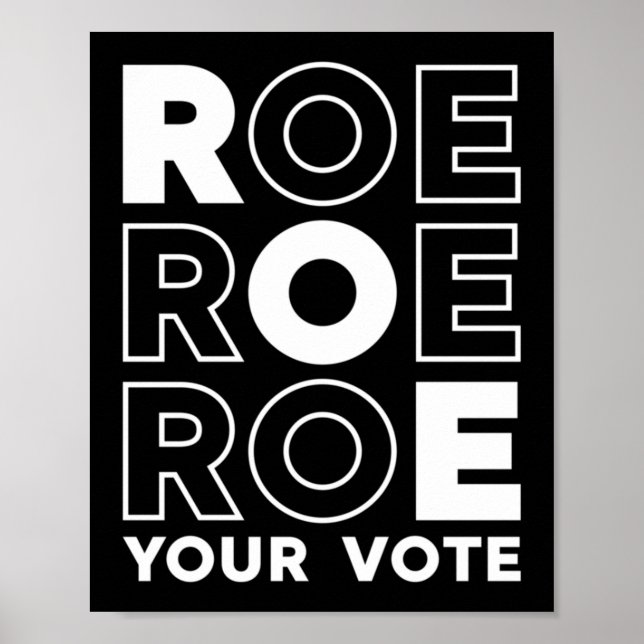 PÓSTER ROE ROE ROE TU VOTO 52 (Frente)