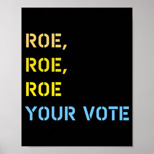 Póster roe roe roe tu voto 59 (Frente)